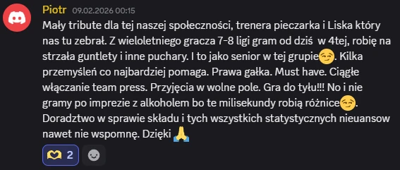Opinia kursanta 2 z Discorda