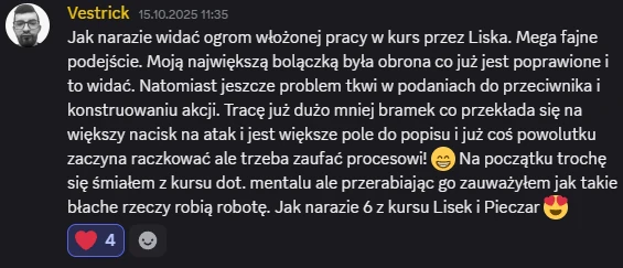 Vestrick, opinia z Discorda