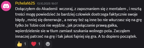 Opinia kursanta 11 z Discorda